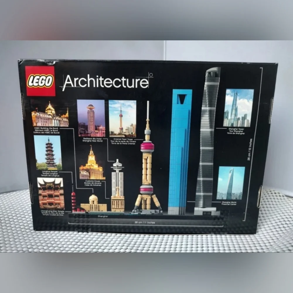 LEGO Architecture 21039 Shanghai, China NWT Building Toy Set